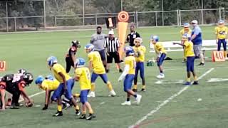 Vacaville jr Bulldogs vs Benicia jr Panthers [upl. by Lannie117]