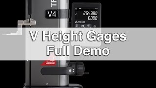 V Height Gage Full Demo [upl. by Benioff]