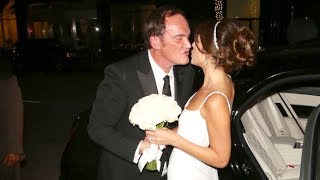 Quentin Tarantino And New Wife Daniela Pick Celebrate After Tying The Knot [upl. by Berl717]