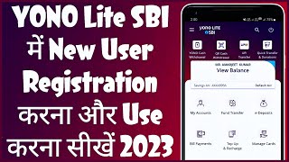 Yono Lite SBI New Registration Kaise Kare 2023  Yono Lite SBI New User Registration 2023 [upl. by Kala]