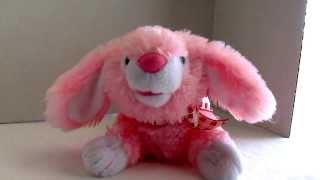 Adorable Plush Bunny Rabbit Sings and Flops to Here Comes Peter Cottontail [upl. by Izy]