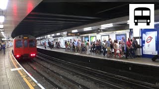 London Underground D78 Stock  Departing from Tower Hill Station District Line [upl. by Nahtnamas101]