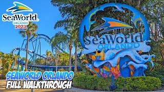 SeaWorld Orlando Full Walkthrough  Pipeline Coaster Update Jan 2023 4K [upl. by Ennoval135]