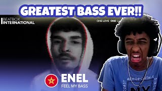 ENEL 🇲🇦  Feel My Bass x Bad Boy YOLOW Beatbox Reaction [upl. by Riebling]