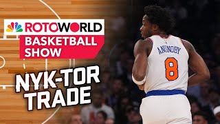 KnicksRaptors trade  Mikal Bridges Klay Thompson value  Rotoworld Basketball Show FULL SHOW [upl. by Hsiri]