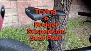 First Time Trying a Budget Suspension Seat Post [upl. by Esinart]