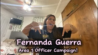 TAFE Area 1 Officer Campaign Video l Fernanda Guerra [upl. by Emyle]