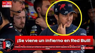 Checo Pérez vivirá un infierno con Red Bull en 2024 tapatío se prepara con todo [upl. by Macintosh]