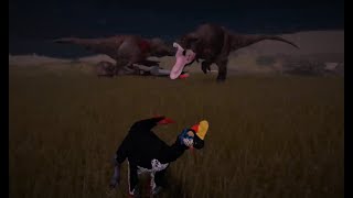 The Entire server wanted us DEAD  Roblox Era Of Terror Retro ft the Gorgosaurus Subscribe to him [upl. by Leksehcey]