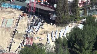 Full Throttle Construction Update 4 at Six Flags Magic Mountain [upl. by Ehcor]