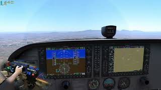 XPlane 12  Early Access  Full ILS Approach  Cessna 172 G1000 amp Autopilot  VFR  KLRU ILS 30 [upl. by Macmullin]