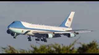 Air Force One  Chicago OHare  ORD  Approach amp Landing 11252014 [upl. by Poole787]