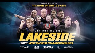 WDF World Darts Championship Live Session 10 2 10 December 2023 [upl. by Karlyn592]