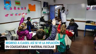 Regreso a clases Así se ve la inflación en colegiaturas y material escolar [upl. by Pierce]