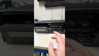 TESTING A ONKYO CASSETTE DECK SYSTEM onkyo cassetteplayer hifi [upl. by Eelamme]