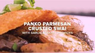 Panko Parmesan Crusted Swai With Garlic Roasted Potatoes [upl. by Beret]