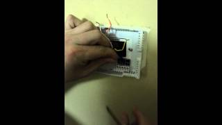 Install Venstar T5800 Thermostat  How Guide with the common wire  WHY [upl. by Attenaej87]