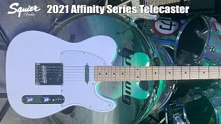 Squier Affinity Series Telecaster 2021 Arctic White [upl. by Rayshell336]