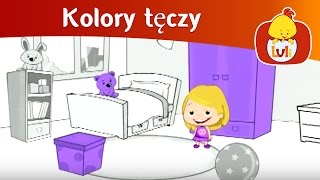 Kolory tęczy  Purpurowy dla dzieci Luli TV  Videos for babies [upl. by Tiedeman]