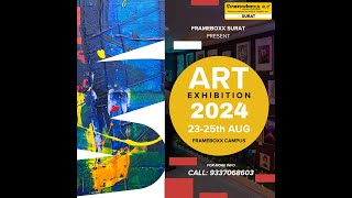 SURATS BIGGEST ART EXHIBITION 2024  Announcement FrameboxxSurat [upl. by Esiuole640]