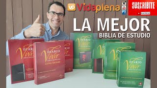 BIBLIA DE ESTUDIO DIARIO VIVIR  LA MEJOR  RVR60 o NTV  VIDEO ACTUALIZADO  RECOMENDACIÓN [upl. by Adnauqal947]