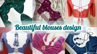 Latest new model blouses designBlouse neck designback blouse designs [upl. by Garihc]