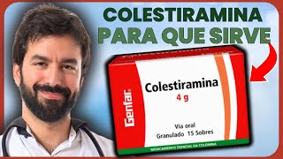 COLESTIRAMINA💊 ¿Cómo se usa TRATAMIENTO de COLESTEROl ALTO  MÁS [upl. by Rosenwald]