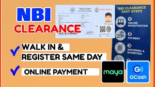 NBI Walk IN or NBI Renewal Online How to Schedule NBI Appointment Same Day  NBI Register Online [upl. by Ludie]