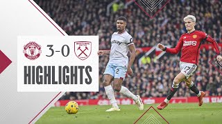 Manchester United 30 West Ham  Premier League Highlights [upl. by Renae856]