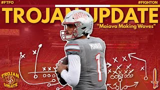 Trojan Update  Maiava Making Waves  Makai Lemon WR1  NIL Collective Merger  5⭐️ QB CBd To USC [upl. by Ahsilif791]