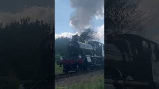 9351 Thunders out of Watchet Station West Somerset Railway 051024 [upl. by Robinette]