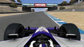 iRacing  Dallara Indycar  Laguna Seca [upl. by Adnarahs512]