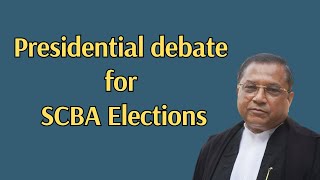 Presidential debate for SCBA Elections  Adish Aggarwala  TLA scba [upl. by Ylsel]