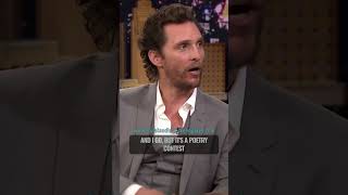 Matthew McConaughey plagiarizes a poem [upl. by Elsilrac]