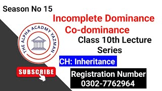 Incomplete And Codominance Class 10th [upl. by Erhard]