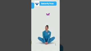 Butterfly Pose  Baddha Konasana yoga [upl. by Esyned]