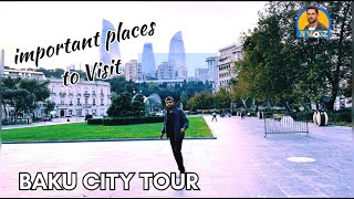 Tourist Places in Baku  Azerbaijan Episode 2 [upl. by Eramat]