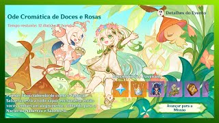 💎Genshin Impact 910  EVENTO  Ode Cromática de Doces e Rosas 2  Dê Doçura a Ela [upl. by Plante]