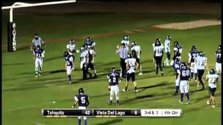 Vista Del Lago 21 Brandon Ray great grab for the TD [upl. by Weir]