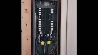 Breaker box wiring [upl. by Harrie]