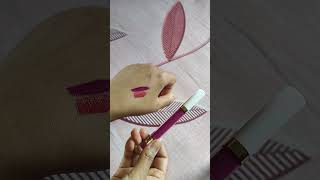 My Glamm Lit Liquid Matt lipstick Review  Shade  Boo Cuffing Watermelon Sugar myglammlipstick [upl. by Helali]