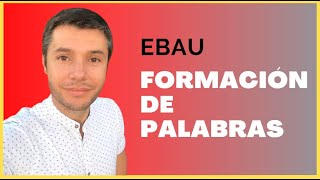 Cómo analizar la FORMACIÓN DE PALABRAS Morfología EBAU FÁCIL [upl. by Ekram350]