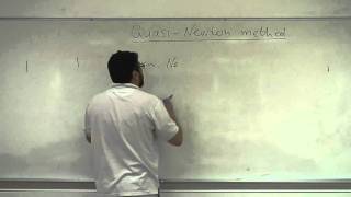 Lecture 12 Sequential subspace optimization SESOP method and QuasiNewton BFGS [upl. by Berger]