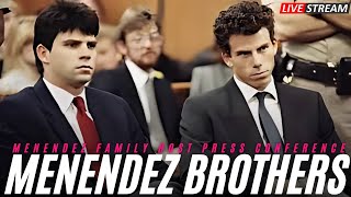 Watch Live Press Conference Menendez Brothers’ Family Advocates for Their Release [upl. by Eelynnhoj538]