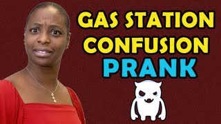 Gas Station Confusion Prank Blooper [upl. by Yeslek494]