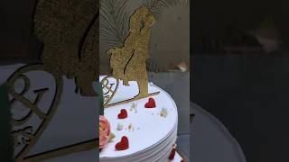 Engagement cakecakedesign cake making music cake for engagement [upl. by Yedorb]