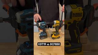 Makita XDT19 vs Dewalt DCF850 makita dewalt [upl. by Ainak888]