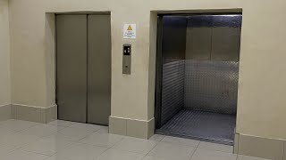 Mitsubishi GPSIII Service Elevators 1213 at Queensbay Mall North Zone in Bayan Lepas Penang MY [upl. by Aicarg873]