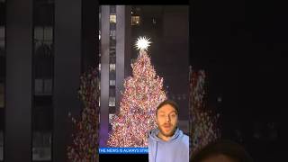 This year’s BIG TREE at the Rockefeller Center in New York [upl. by Aihtnis]