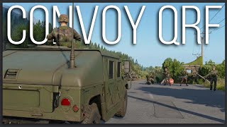 RESCUING AN AMBUSHED CONVOY  Arma Reforger Operation [upl. by Itaws]